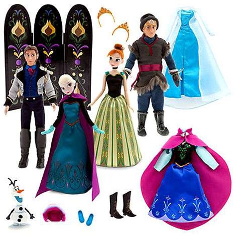 frozen doll and dress set|disney frozen forest gift set.